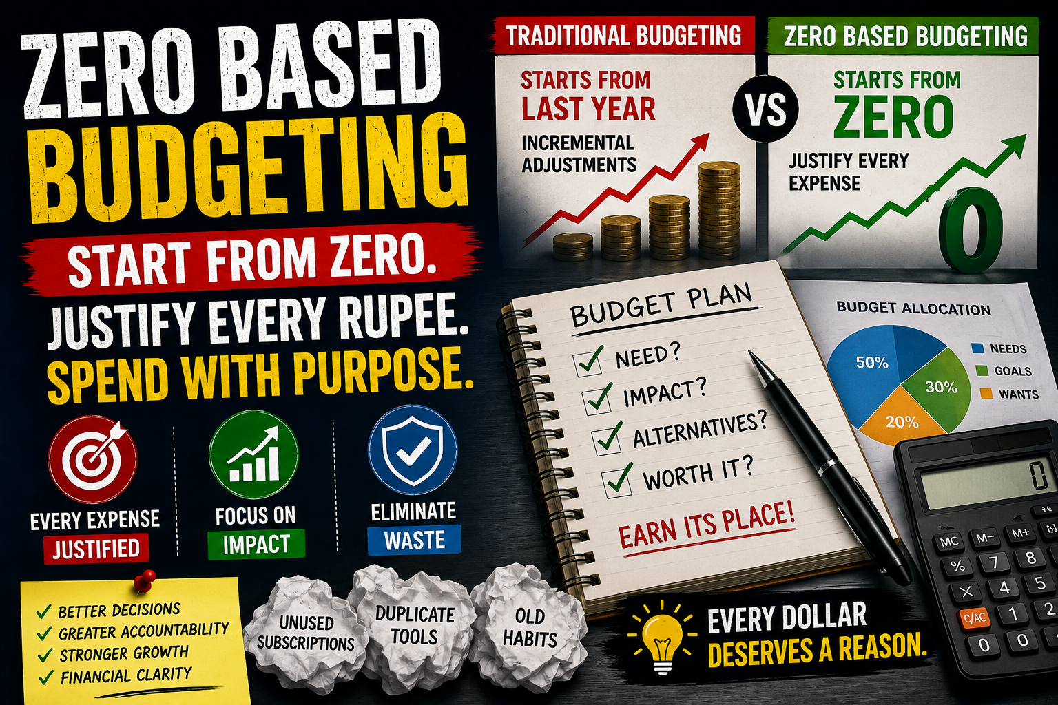 Zero Based Budgeting: The Budgeting Method That Starts From Scratch Every Single Year